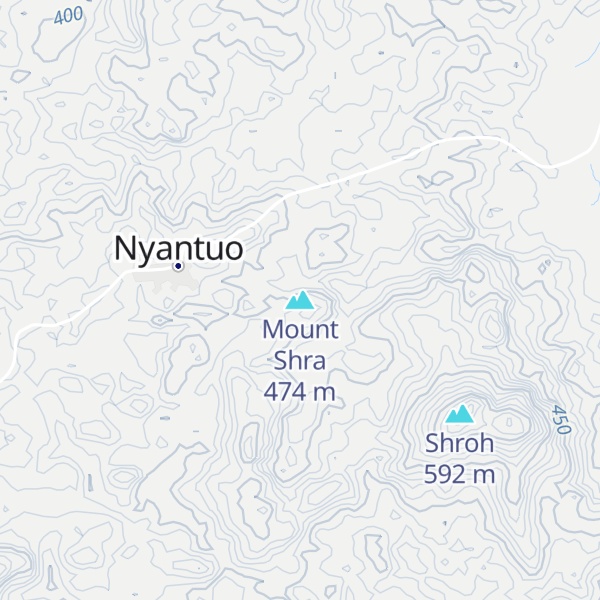 Map of Mount Shra