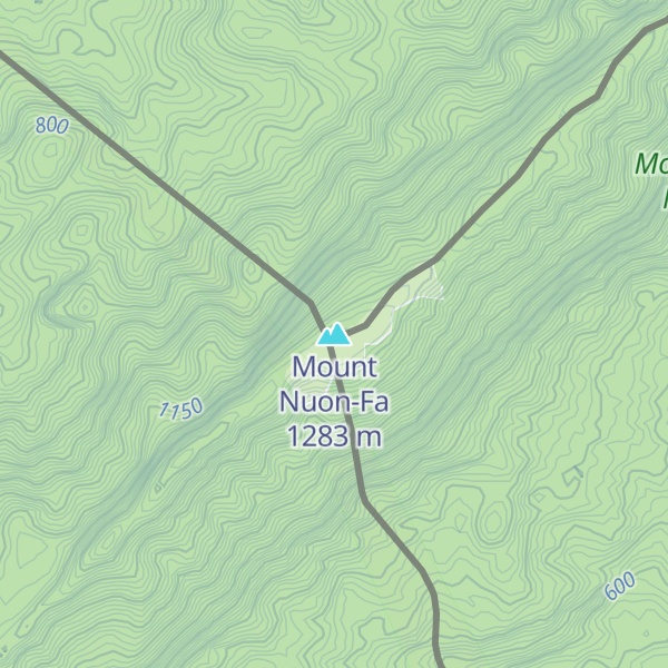 Map of Mount Nuon-Fa
