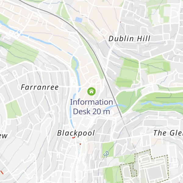 Map of Information Desk