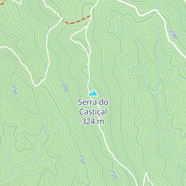 Map of Serra do Castiçal