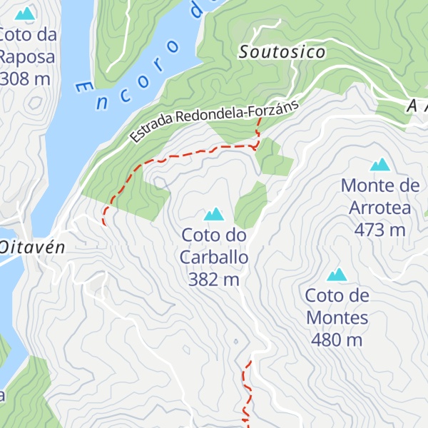 Map of Coto do Carballo