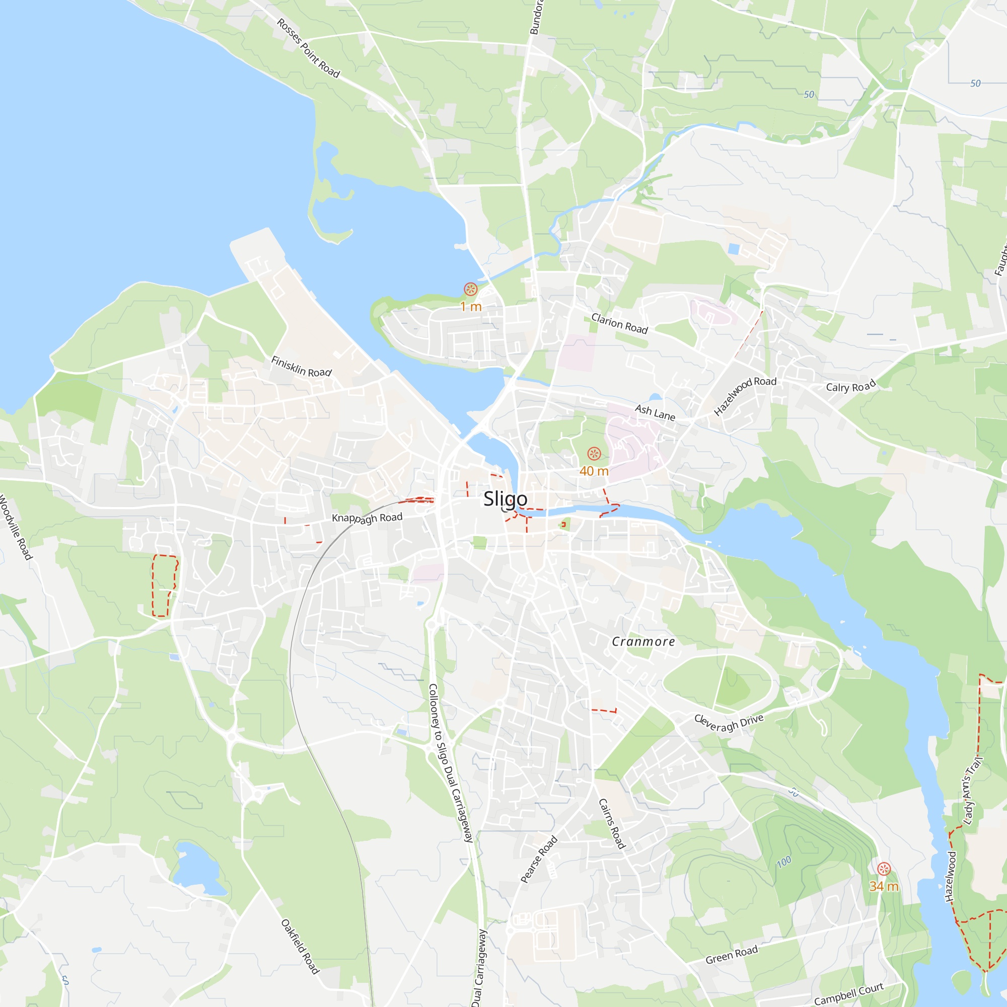 Discover Ireland map