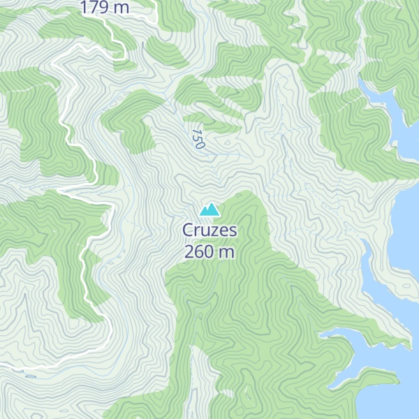Map of Cruzes