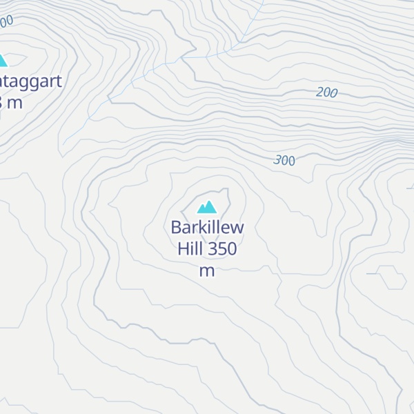 Map of Barkillew Hill