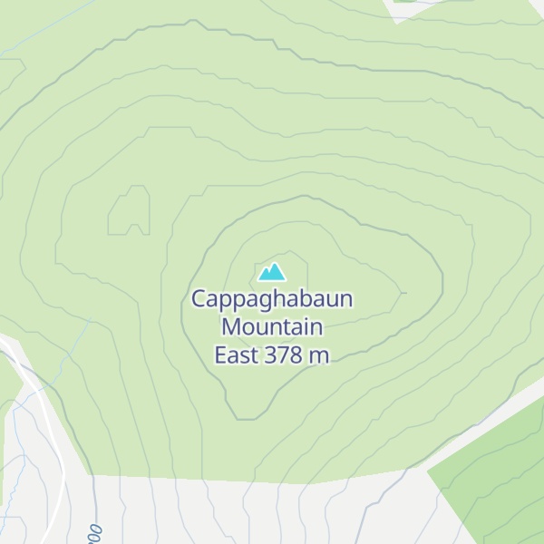 Map of Cappaghabaun Mountain East