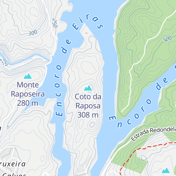 Map of Coto da Raposa