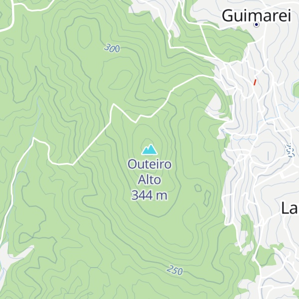 Map of Outeiro Alto