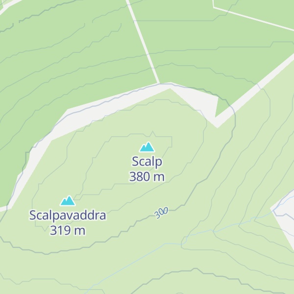 Map of Scalp