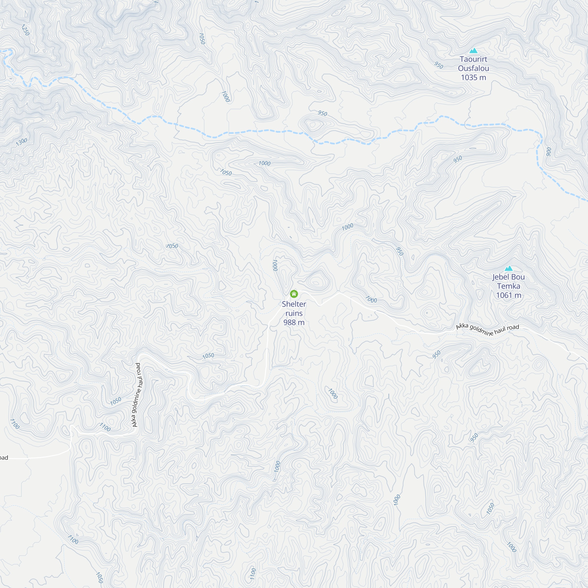 Shelter ruins map