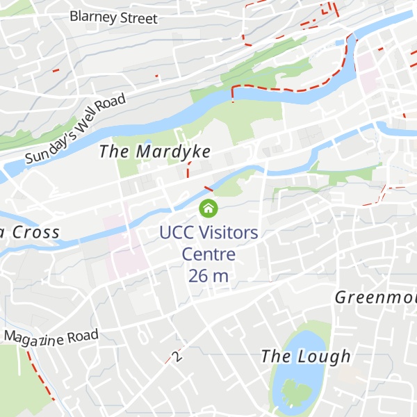 Map of UCC Visitors Centre