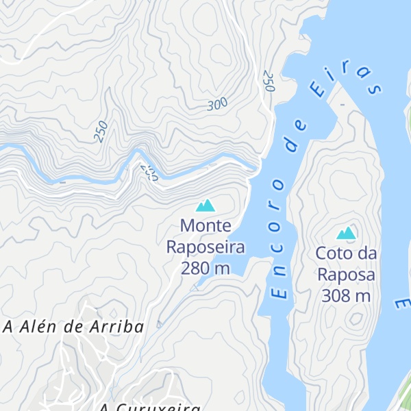 Map of Monte Raposeira