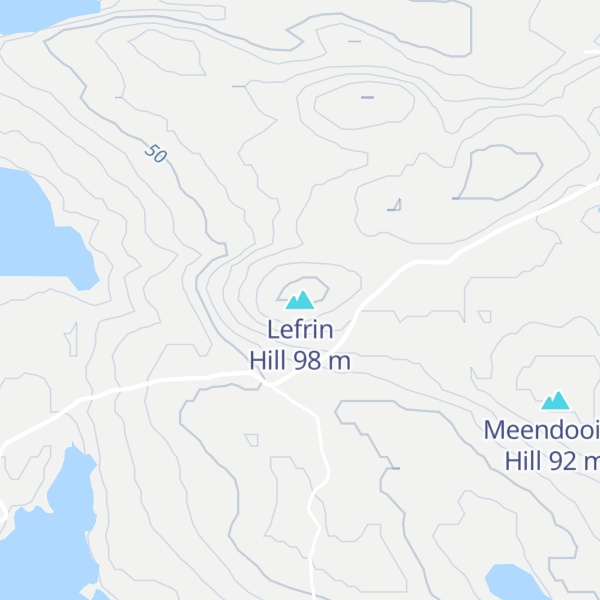 Map of Lefrin Hill