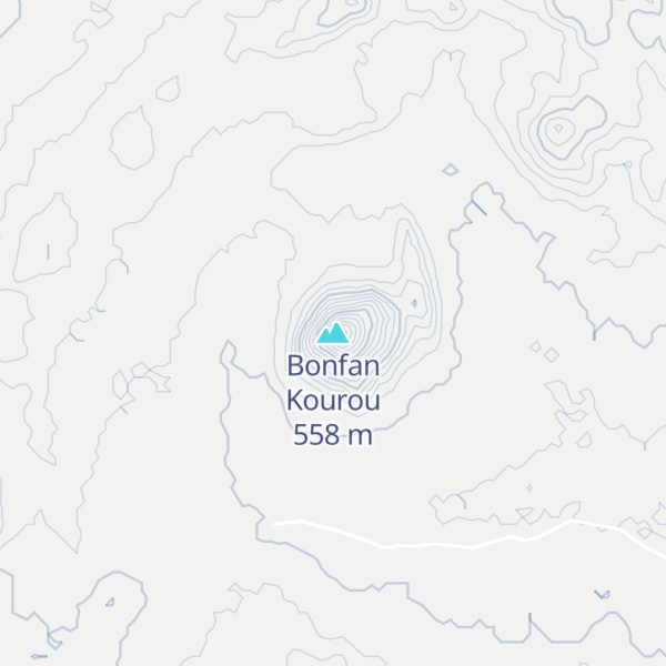 Map of Bonfan Kourou