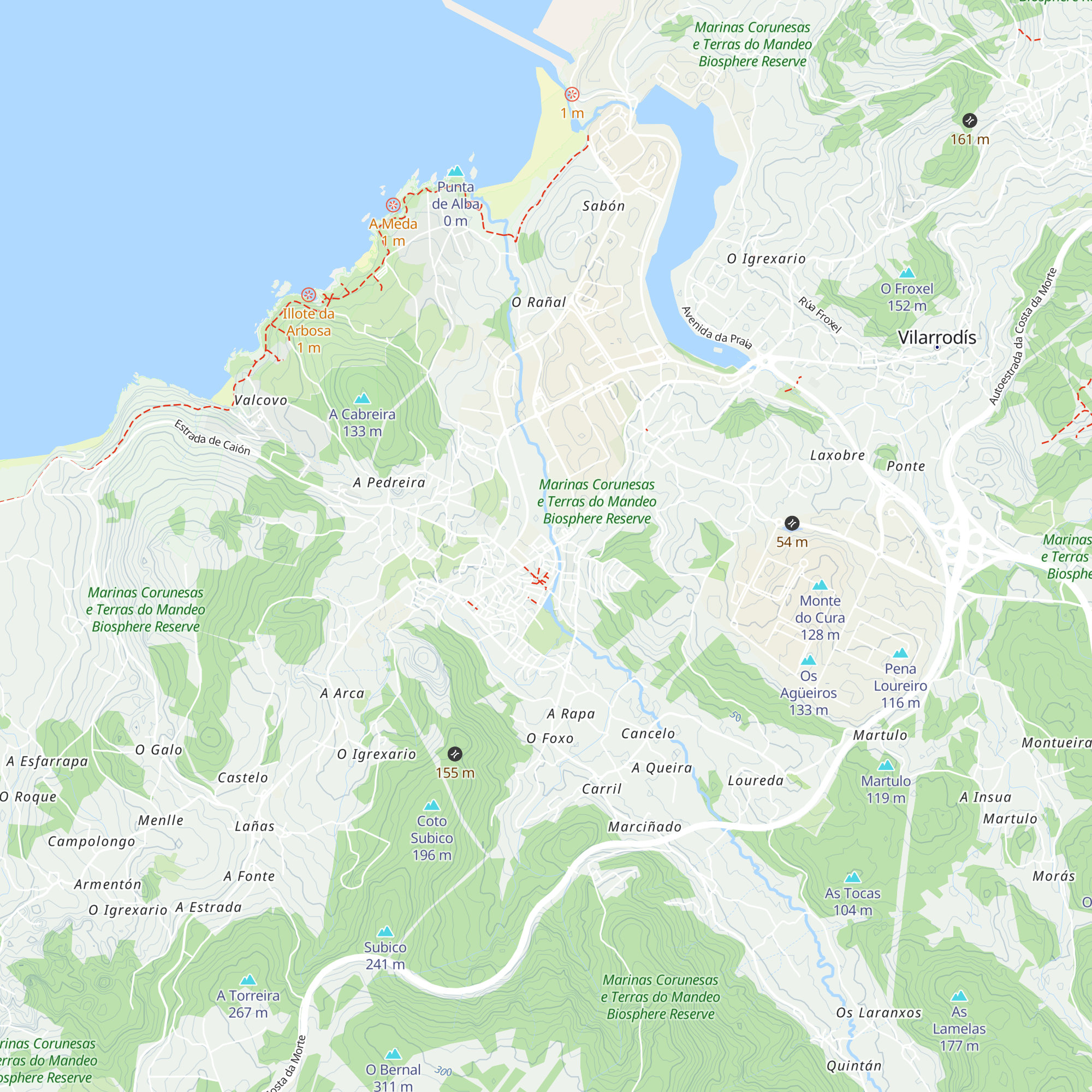 Oficina de Turismo de Arteixo map