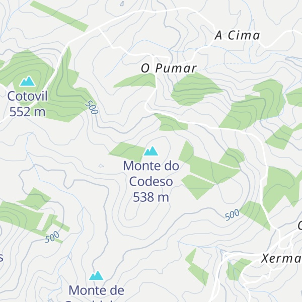 Map of Monte do Codeso