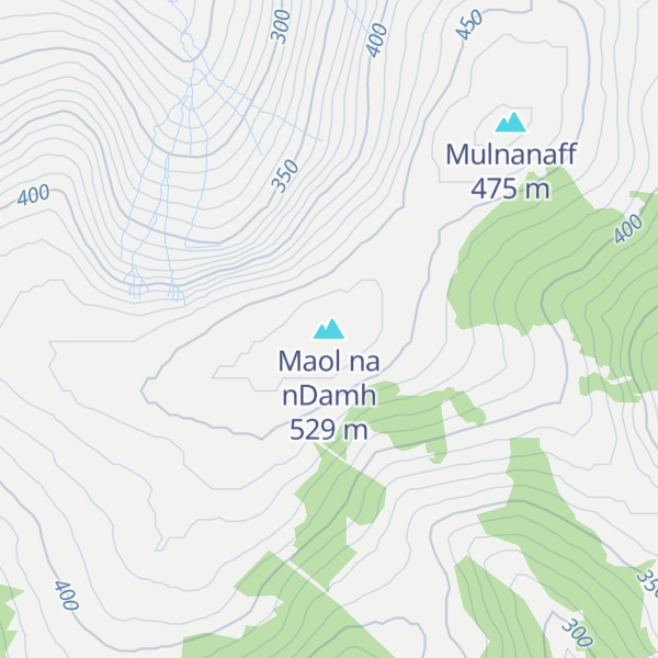 Map of Maol na nDamh