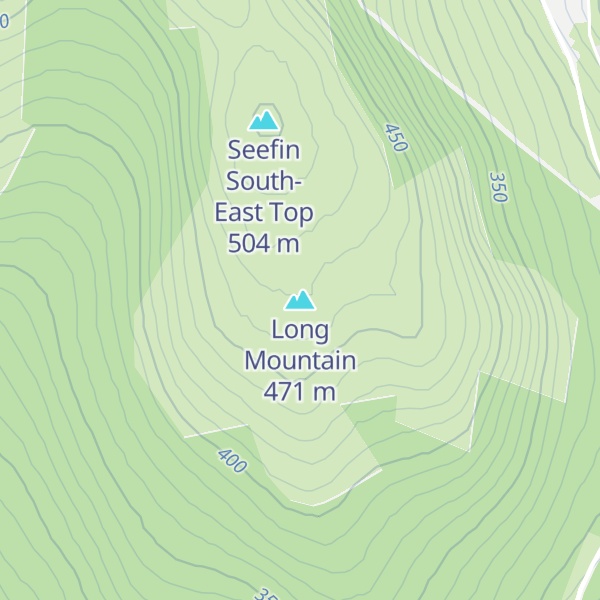 Map of Long Mountain