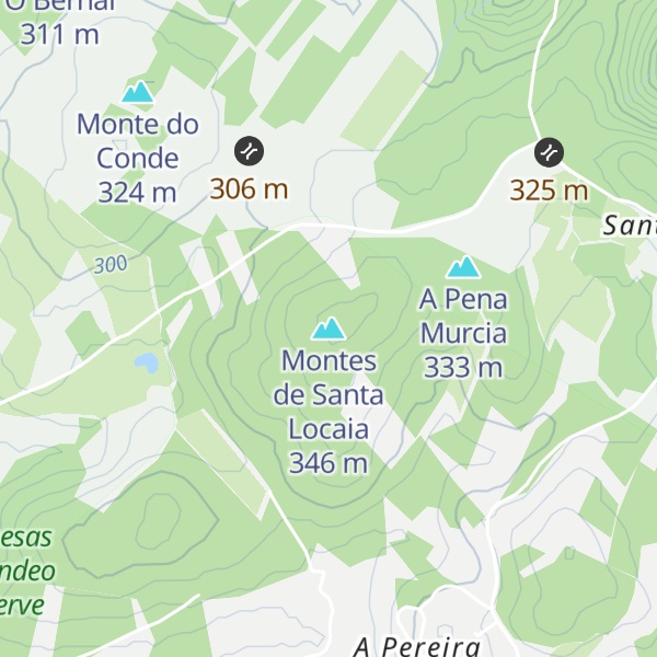 Map of Montes de Santa Locaia