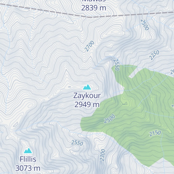 Map of Zaykour