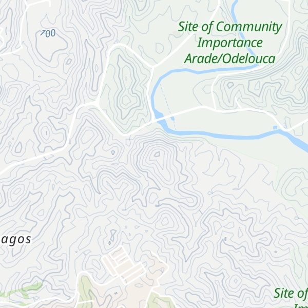 Map of Odelouca