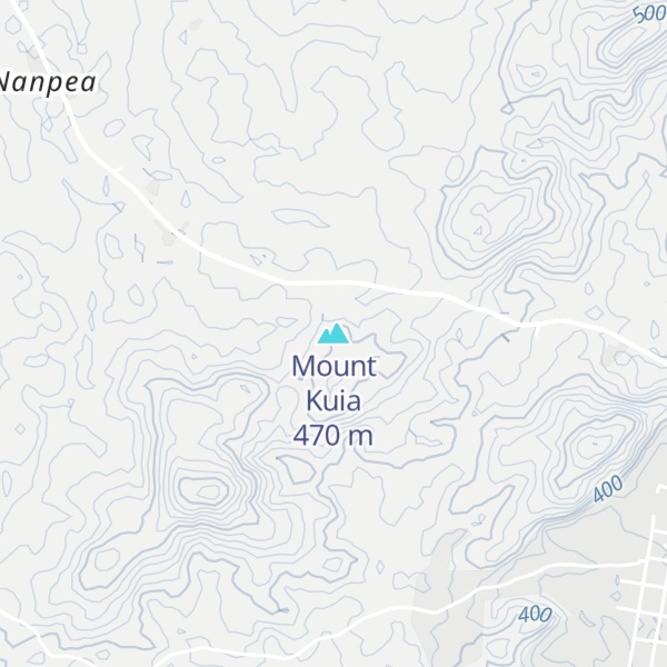 Map of Mount Kuia