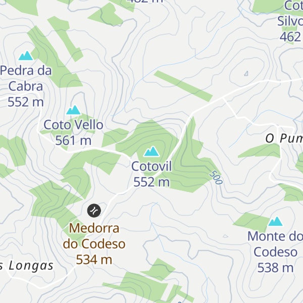 Map of Cotovil