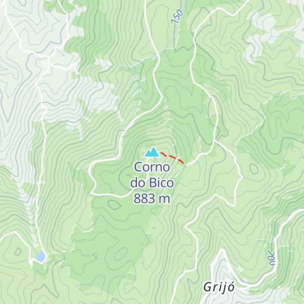 Map of Corno do Bico