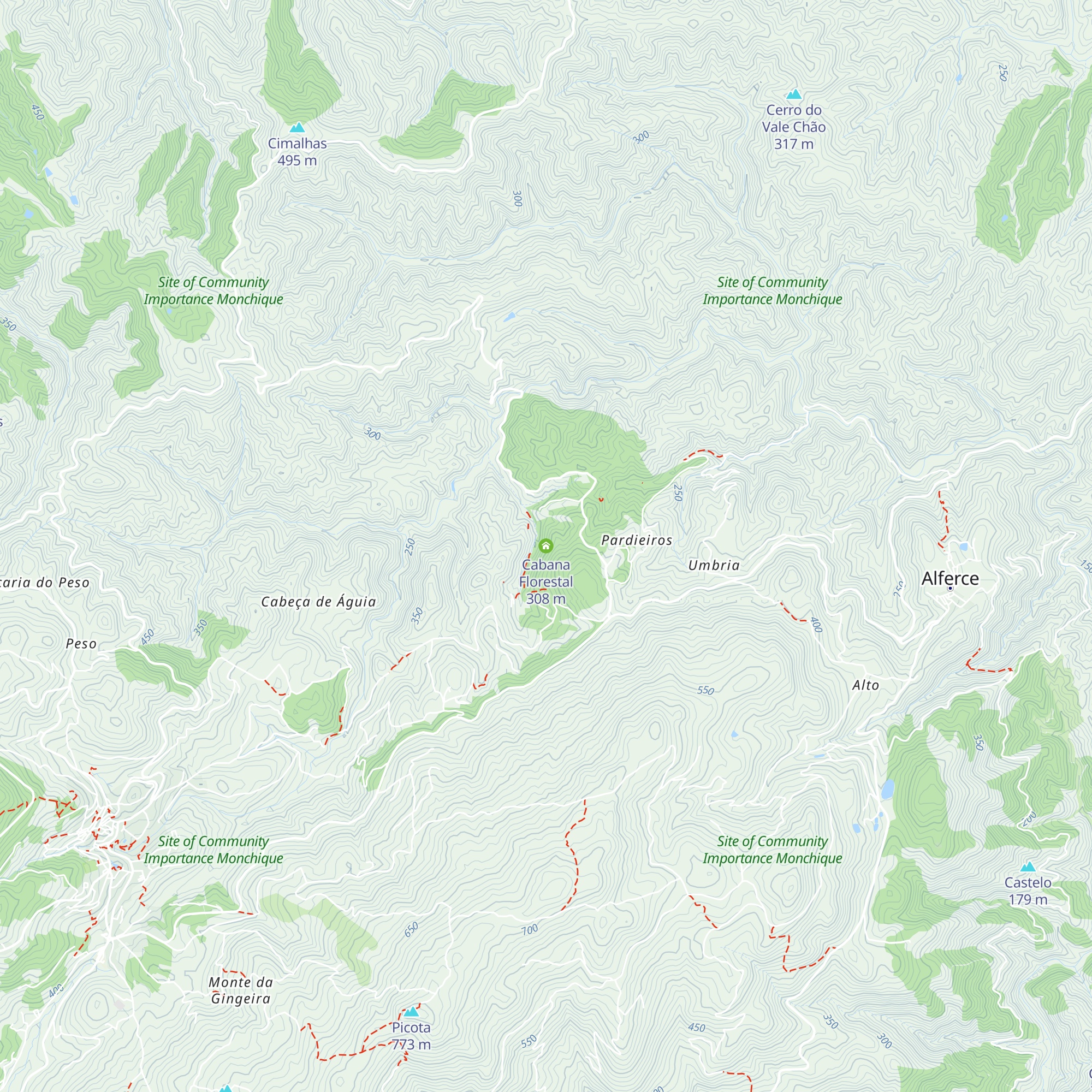 Cabana Florestal map