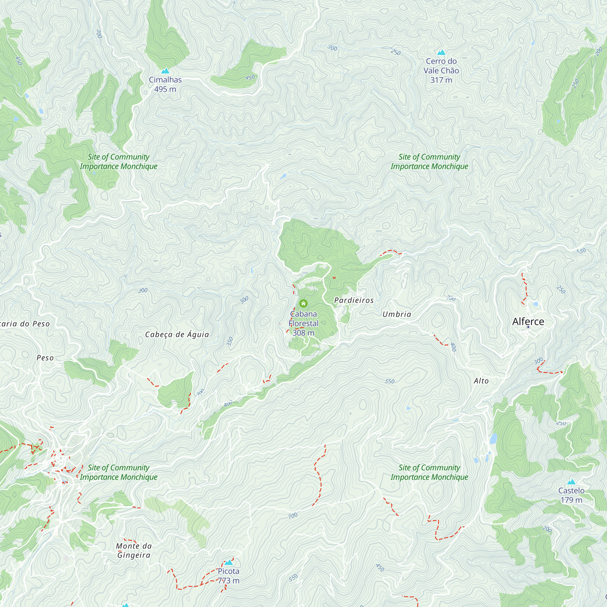 Cabana Florestal map
