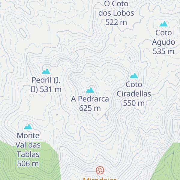 Map of A Pedrarca