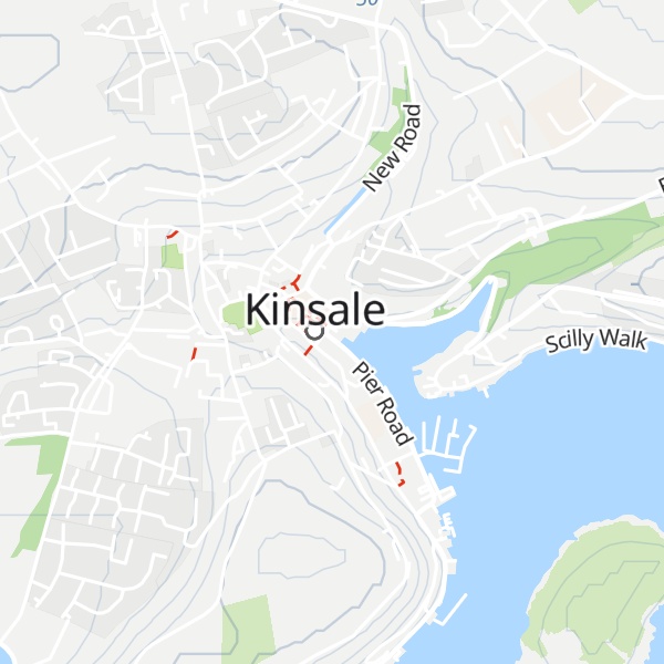 Map of Kinsale Tourist Office