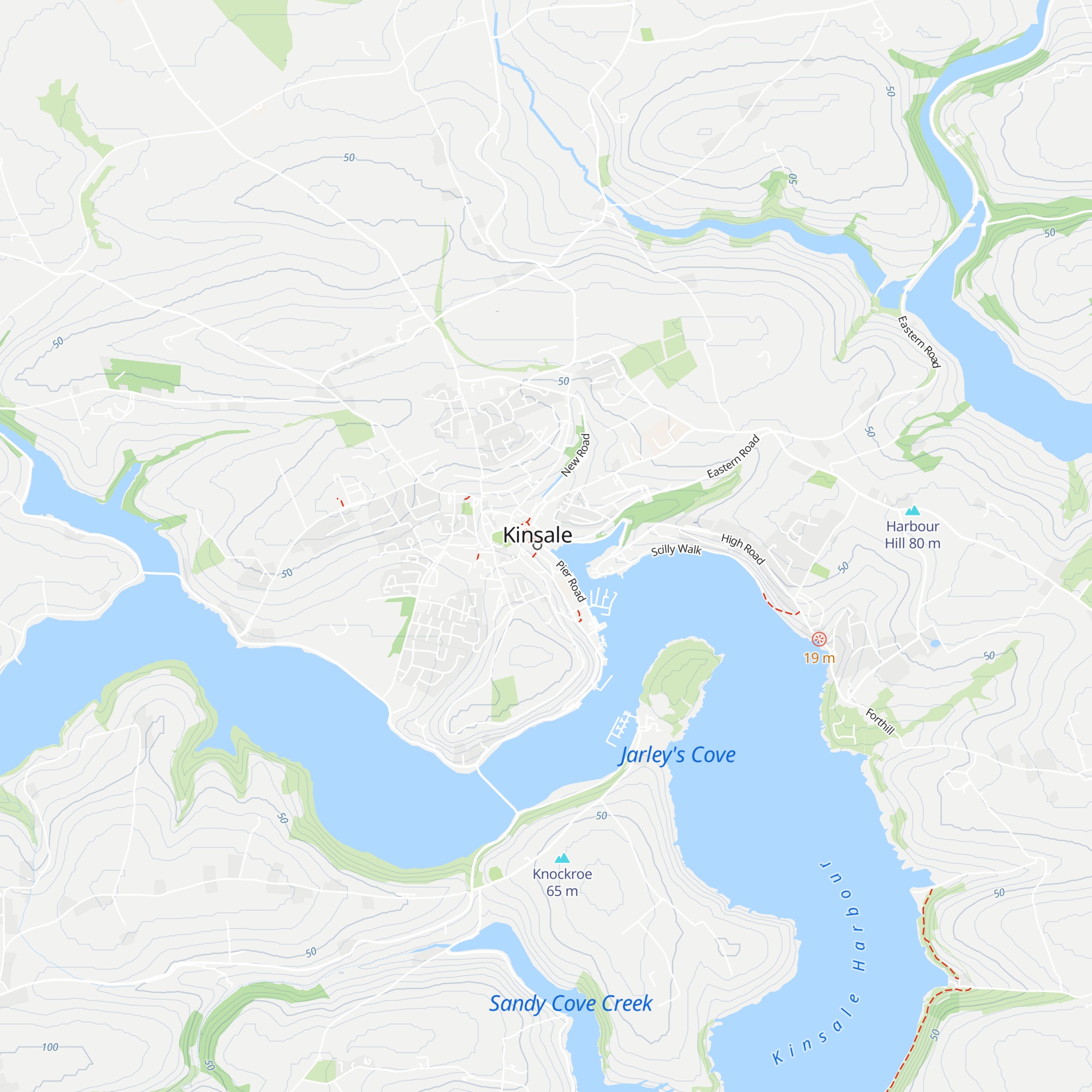 Kinsale Tourist Office map