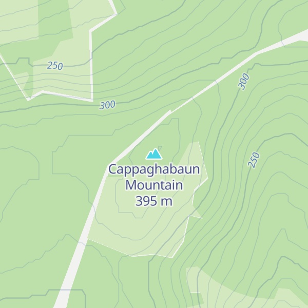Map of Cappaghabaun Mountain