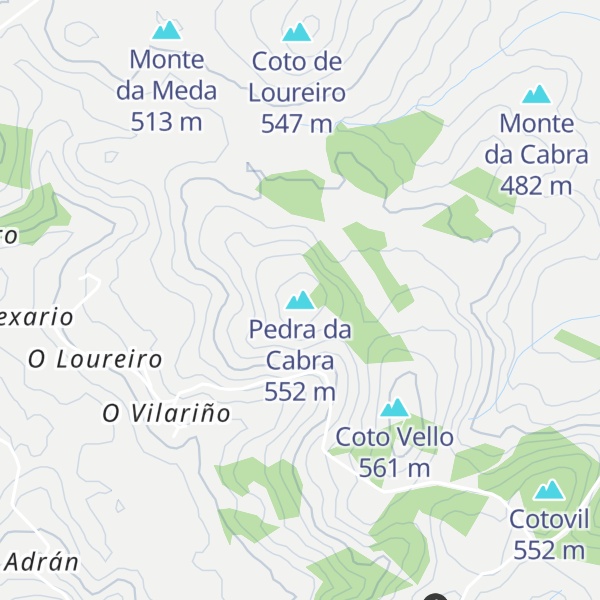Map of Pedra da Cabra