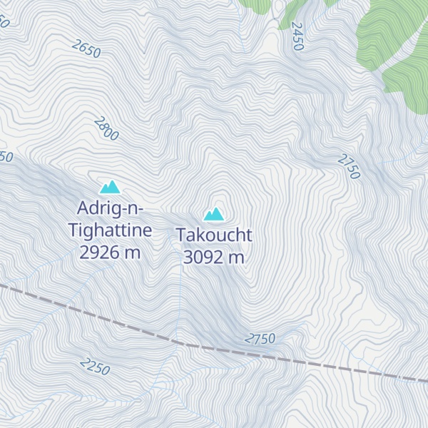 Map of Takoucht