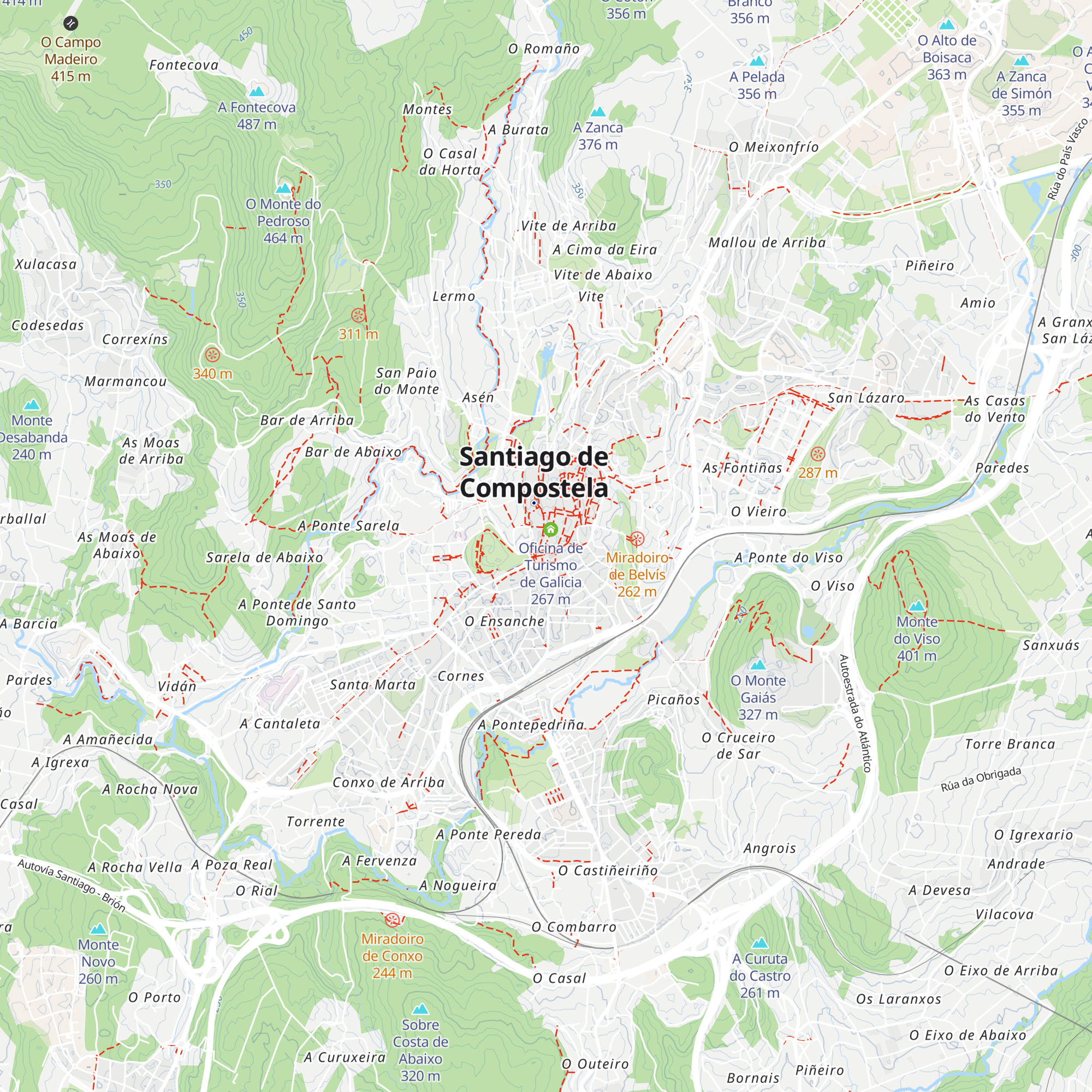 Oficina Central de Información Turística map