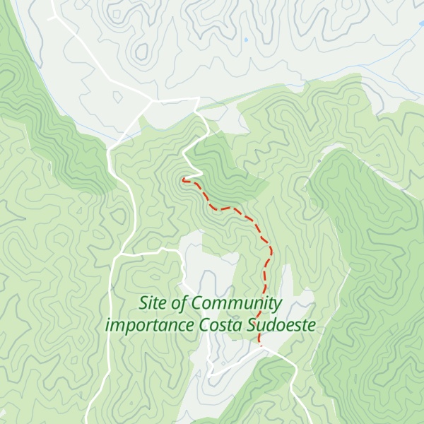 Map of Senhora das Neves