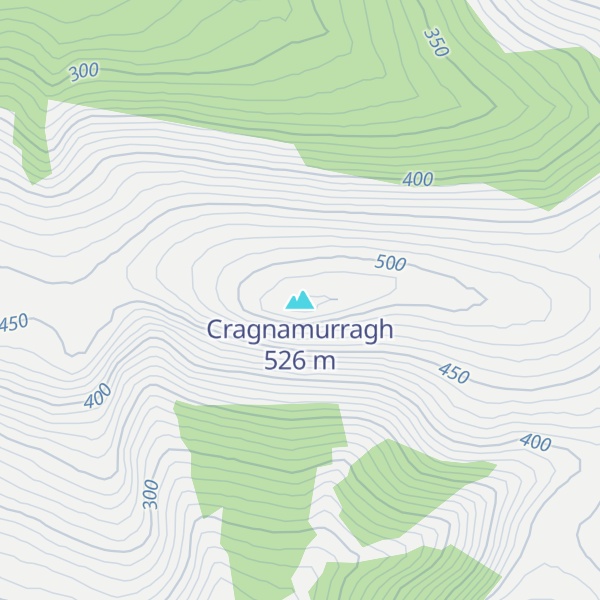 Map of Cragnamurragh