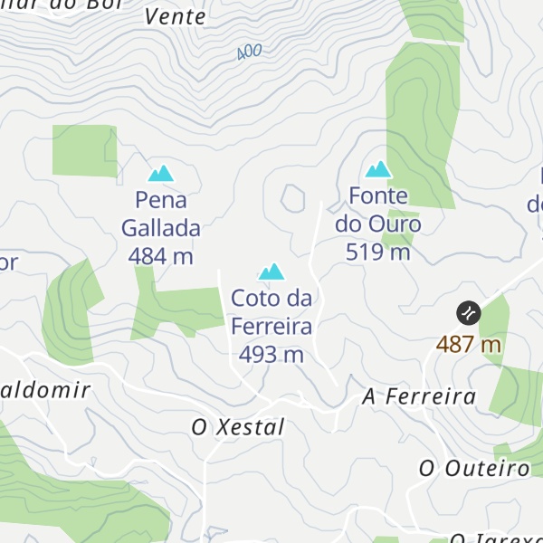 Map of Coto da Ferreira