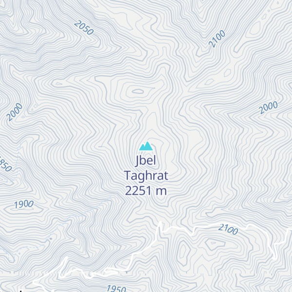 Map of Jbel Taghrat