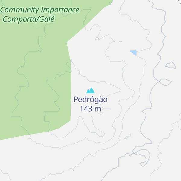 Map of Pedrógão