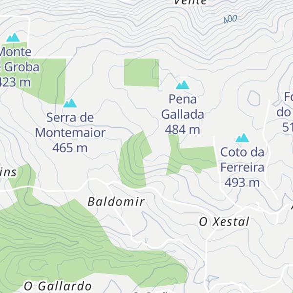 Map of Monte do Cocheiro