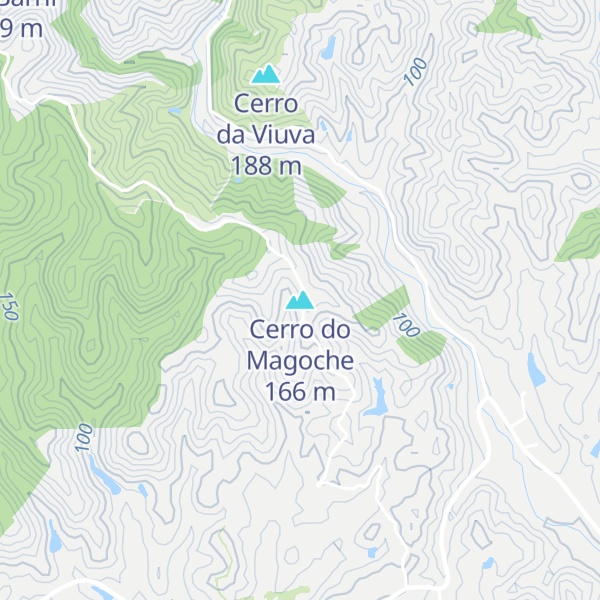 Map of Cerro do Magoche