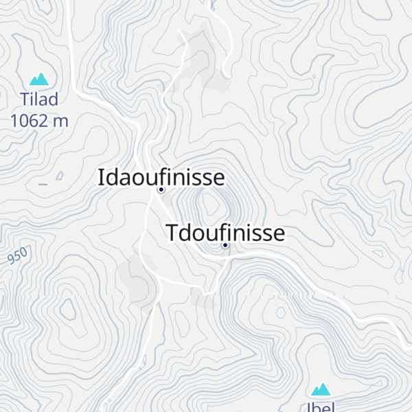 Map of Agadir Igourem