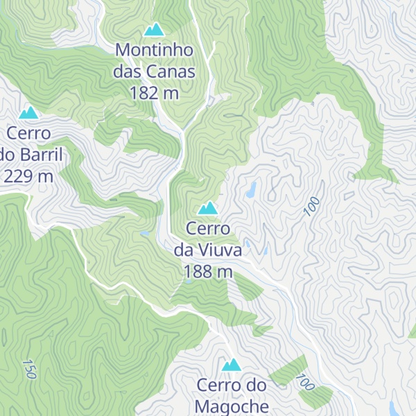 Map of Cerro da Viuva