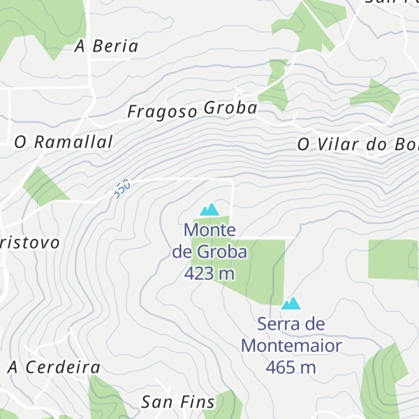 Map of Monte de Groba