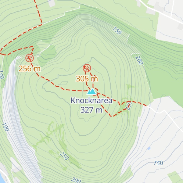 Map of Knocknarea