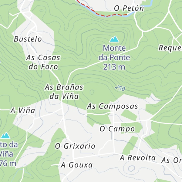 Map of Montes do Escalo