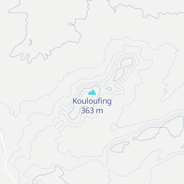 Map of Kouloufing