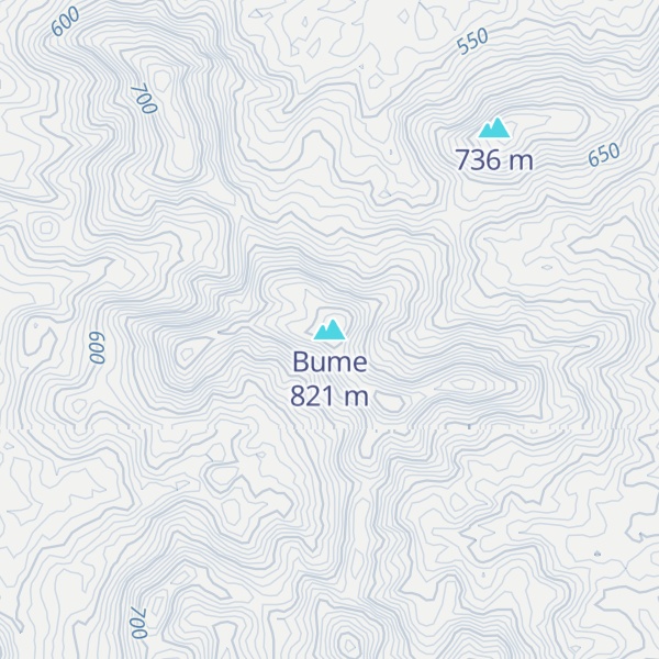 Map of Bume